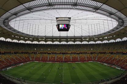 Panorámica del Estadio Nacional de Bucarest.