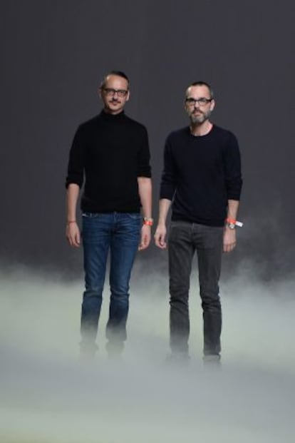 Los diseñadores Viktor & Rolf.