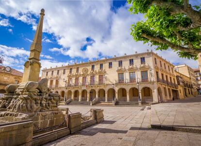 La Plaza Mayor de Soria.