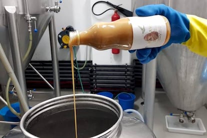 La cerveza de chufa que elaboran en Terra i Xufa