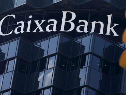 Las oficinas de Caixabank en Barcelona. 