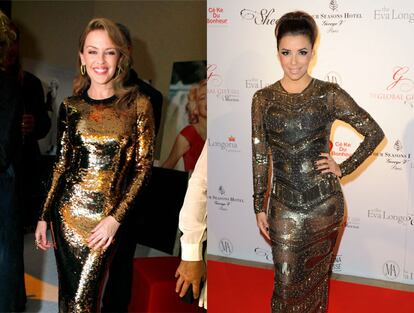 Kylie Minogue Eva Longoria