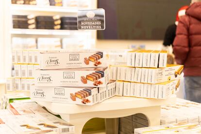 El turrón de jamón, una de las novedades de esta temporada de Navidades.