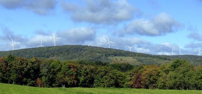 Un parque de Gamesa en EE UU. 