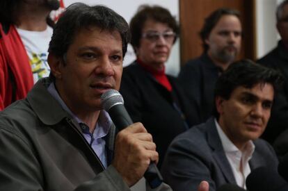 Haddad discursa após derrota.