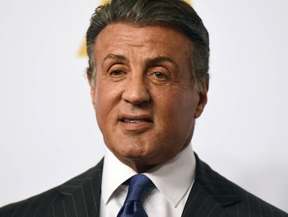 Sylvester Stallone en la comida de los premios Oscar 2016. 