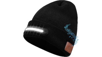 Gorro Bluetooth con luz LED.