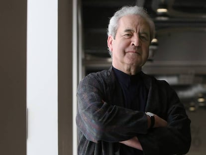 El escritor John Banville, en Madrid en 2018. 