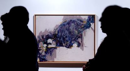 Cuadro de Fernando Almela en la exposición del IVAM.
