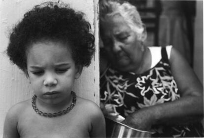 La vieja señora y el niño, Guadalupe, 1990