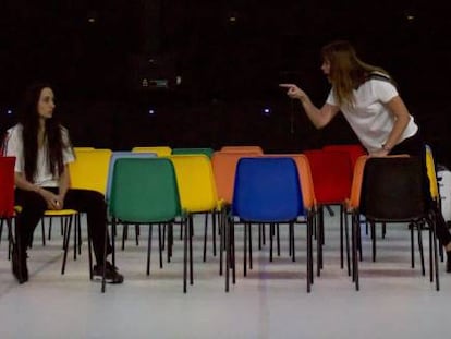 Audrey Bonnet y Marina Hands, en la versión francesa de 'Hermanas'.