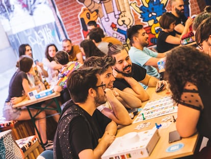 Local de juegos de mesa 'Six board games café', en Madrid.