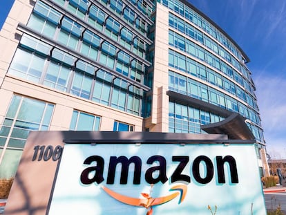 Sede de Amazon en Silicon Valley. Getty Images