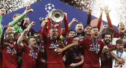 El Liverpool ganador de la Champions League