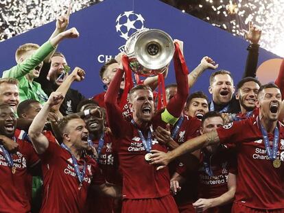 El Liverpool ganador de la Champions League