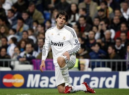 Kaká durante un partido con el Madrid.