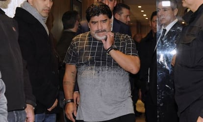 Diego Maradona in Buenos Aires on June 26.