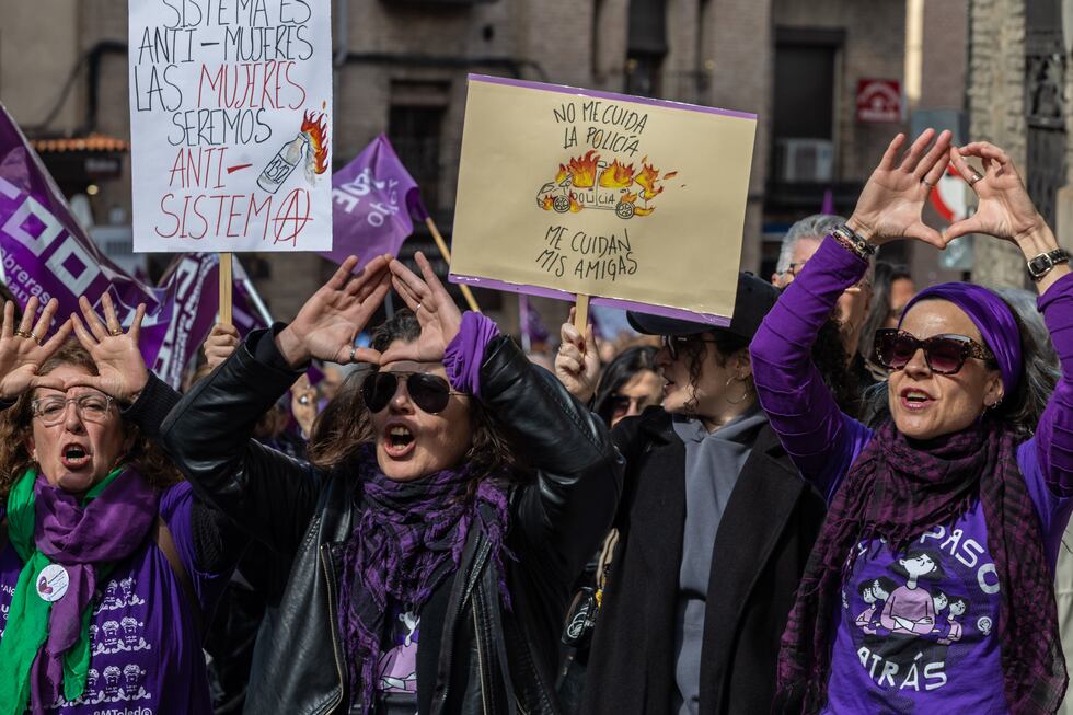 8M en España: las manifestaciones del Día de la Mujer, en imágenes ...