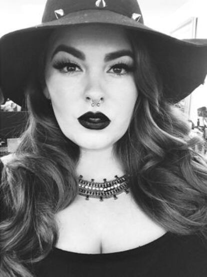 Tess Hollyday, también conocida por su blog como Tess Munster, en una foto de su perfil de Instagram.