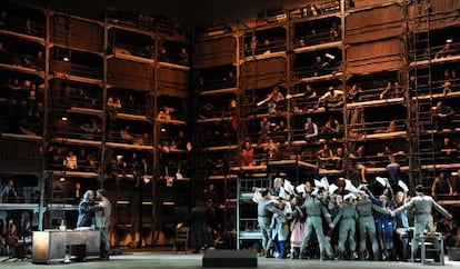 Una escena de 'Otello' en el Liceo de Barcelona.