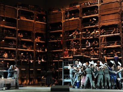 Una escena de &#039;Otello&#039; en el Liceo de Barcelona.