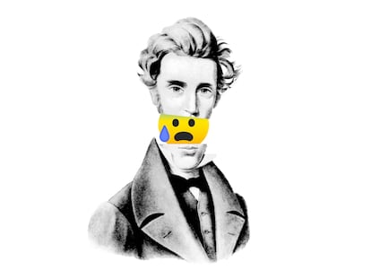 Soren Kierkegaard (1815-1853). EL PAÍS (con foto de ALAMY / CORDON PRESS)