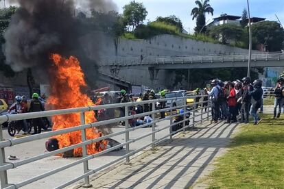 Protesta en Bucaramanga, Colombia