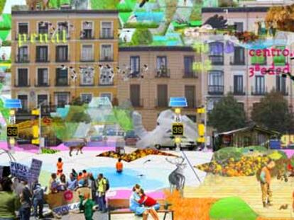 Dibujo de ciudad
