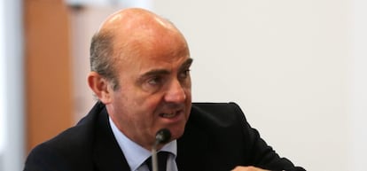 El ministro espa&ntilde;ol de Econom&iacute;a y Competitividad, Luis de Guindos.,