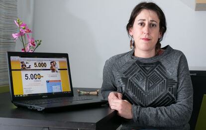 Laura Jiménez, víctima de una estafa laboral.