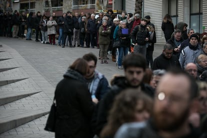 Col·legi electoral de les Cotxeres de Sants.