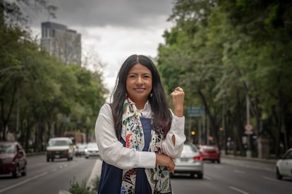 La senadora Indira Kempis, en Ciudad de México.