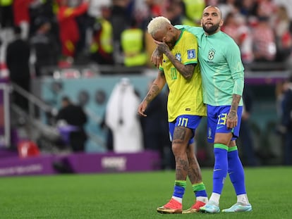 La derrota de Brasil frente a Croacia, en imágenes