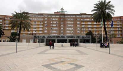 Fachada del hospital Virgen del Rocío de Sevilla. 