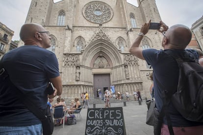 Fachada de la Catedral del Mar.