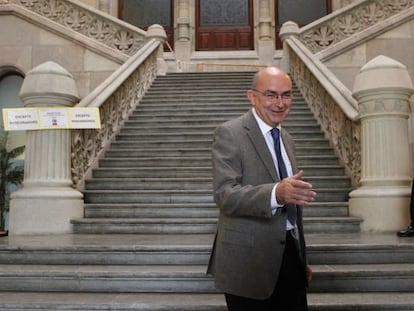 Miguel Ángel Gimeno, a la seu del TSJC