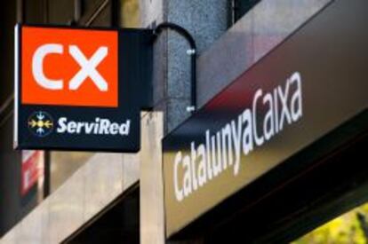 Oficina de Catalunya Caixa, entidad dominante en la fusión que dio lugar a Catalunya Banc.
