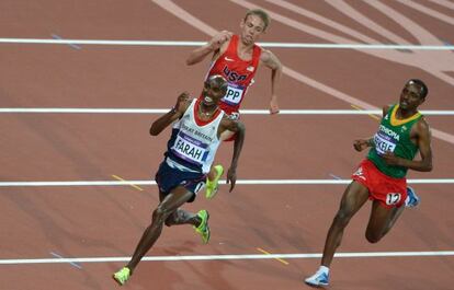 Mohamed Farah se impone en los 10.000 metros