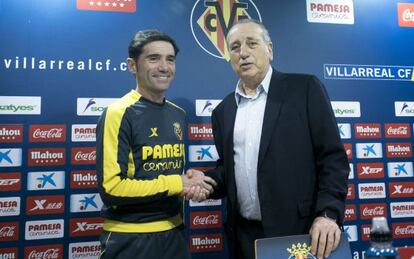 Fernando Roig y Marcelino García, en Vila-real.