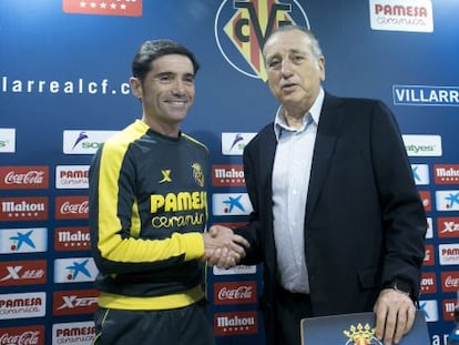 Fernando Roig y Marcelino Garc&iacute;a, en Vila-real.
 