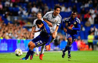 Kaká, durante el partido homenaje a Alfredo Di Stéfano, ante el Millonarios.