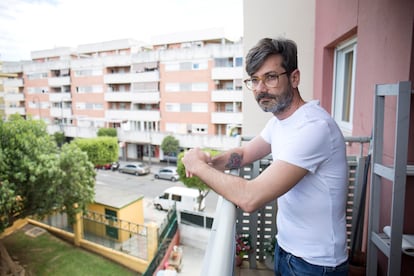 Sergio Benito, en su casa de Mijas (Málaga). 