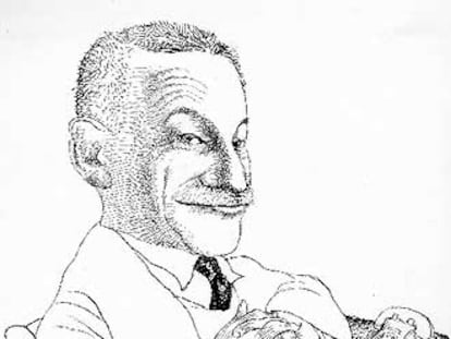 Elio Vittorino (1908-1966) visto por Tullio Pericoli.