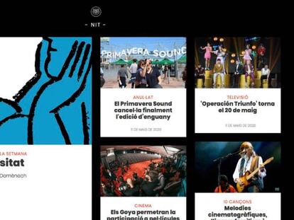 Versió 'online' del 'Diari de Barcelona' creada per estudiants i professors de la UPF.