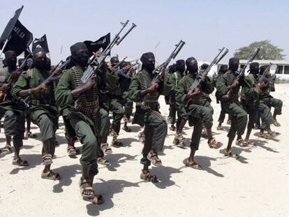 Miembros de Al Shabaab, en una foto de archivo.