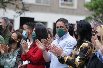 Santiago Abascal, el pasado 10 de julio en Vitoria.