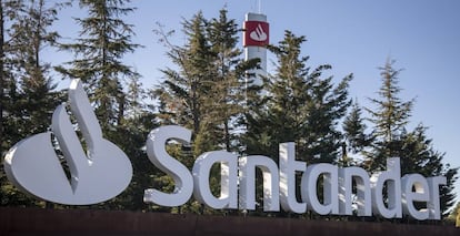 Sede del Banco Santander, en Madrid. 