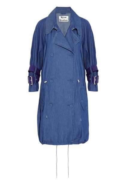 Trench oversize vaquero de Acne (c.p.v).