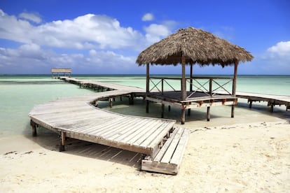 Una playa paradisíaca en Cayo Guillermo.