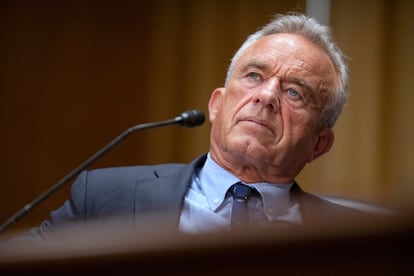 El secretario de Salud de Estados Unidos, Robert Kennedy, en su comparecencia este jueves en el Senado